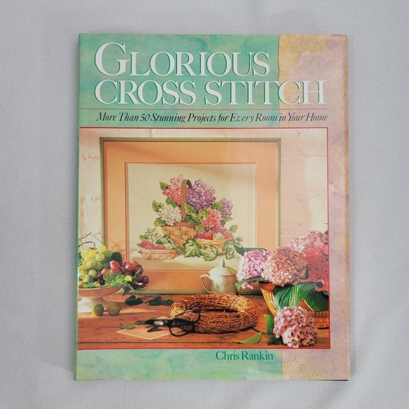 Glorious Cross Stitch Hardcover Book By Chris Rankin - Picture 16 of 16